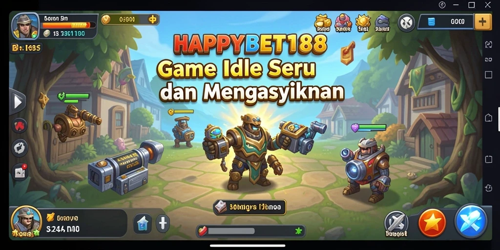 Tampilan gameplay interaktif dalam <strong>HAPPYBET188</strong> yang mudah dipahami.