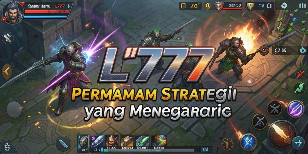 Tampilan seru dari gameplay strategis L777.