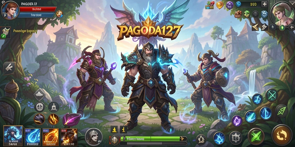 Screenshot dari gameplay menakjubkan dalam PAGODA127 yang penuh aksi.